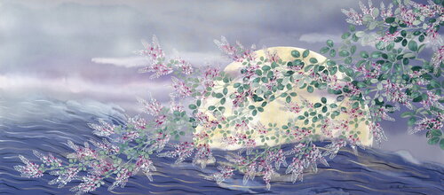 Autumn Moon by Keiichi Nishimura, Painting for Sale on Select