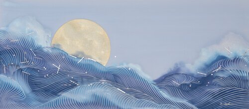 Moonrise by Keiichi Nishimura, Painting for Sale on Select