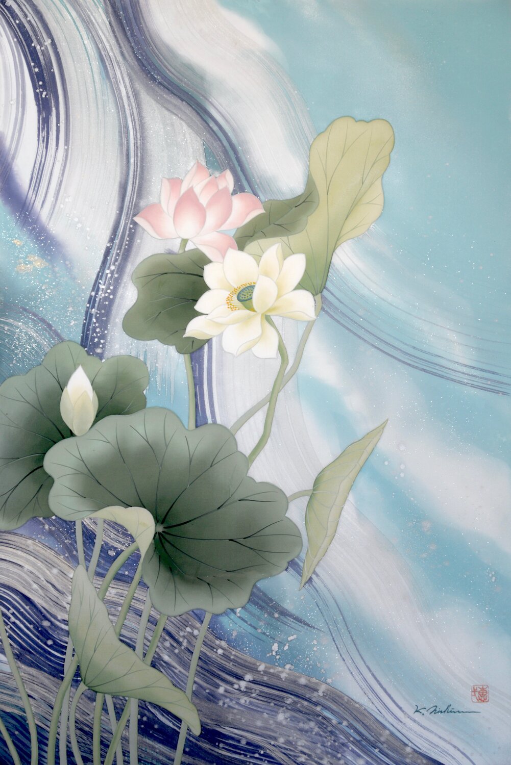 Winds Keiichi Nishimura Original painting for sale