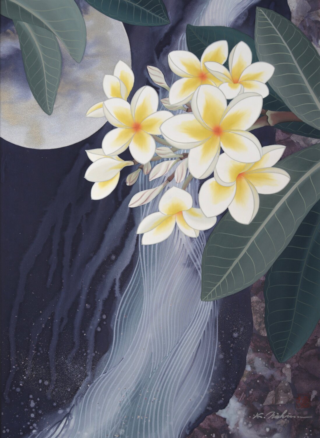 Midnight Fantasy Keiichi Nishimura Original painting for sale