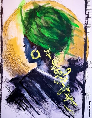 ESMERALDA by Franck Sastre, Painting for Sale on Select
