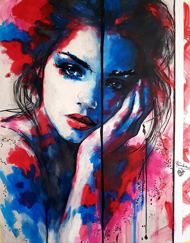 MARIANNE by Franck Sastre, Painting for Sale on Select