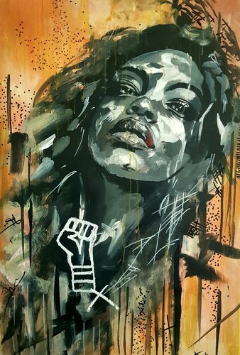 RINASCITI NERE by Franck Sastre, Painting for Sale on Select