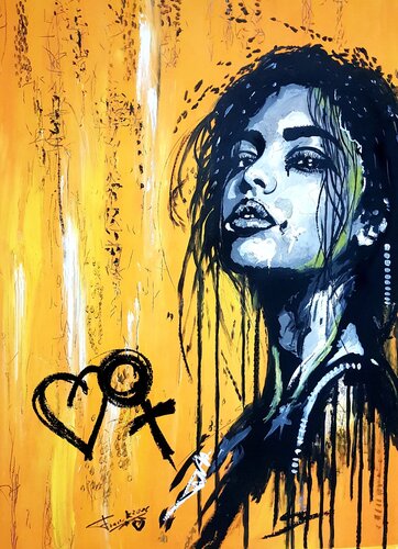ARDENTE by Franck Sastre, Painting for Sale on Select