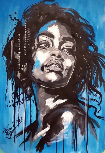 ELAN by Franck Sastre, Painting for Sale on Select