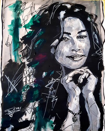 NELLA FEBBRE DELL’ATTESA by Franck Sastre, Painting for Sale on Select