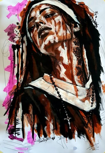 DEVOZIONE by Franck Sastre, Painting for Sale on Select