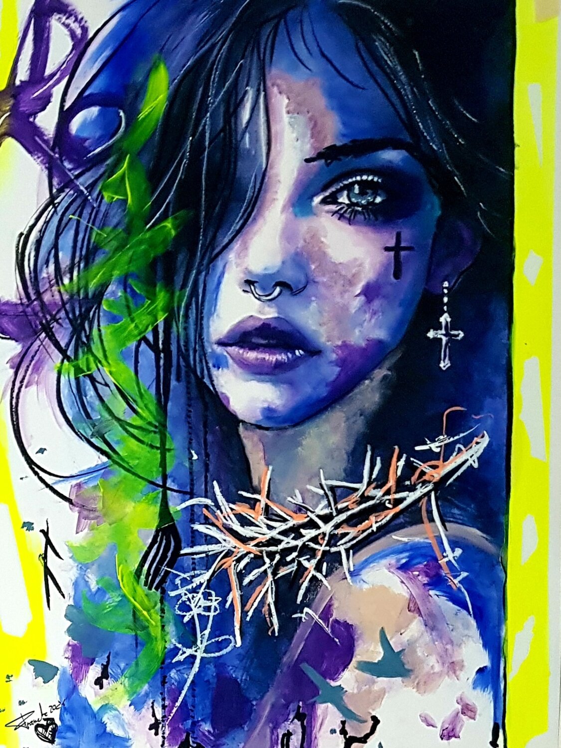 ESPINO Franck Sastre Original painting for sale