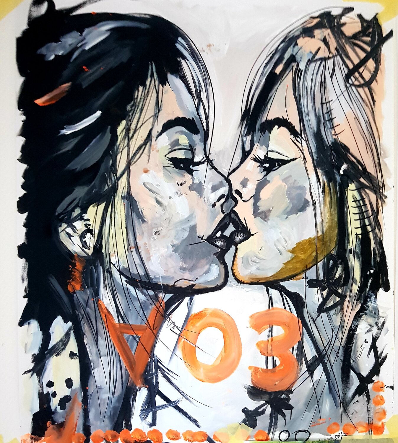 A03 Franck Sastre Original painting for sale