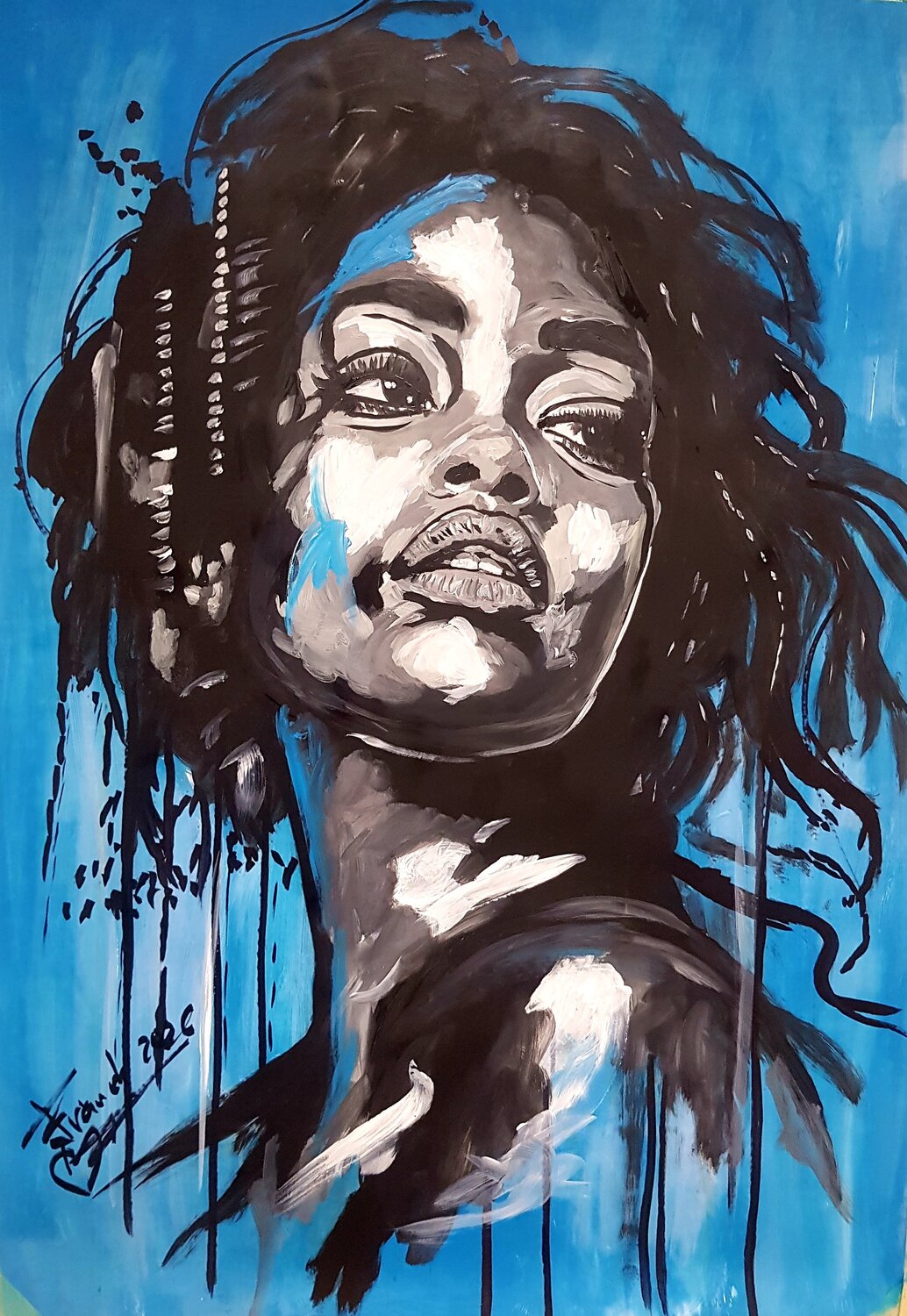 ELAN Franck Sastre Original painting for sale