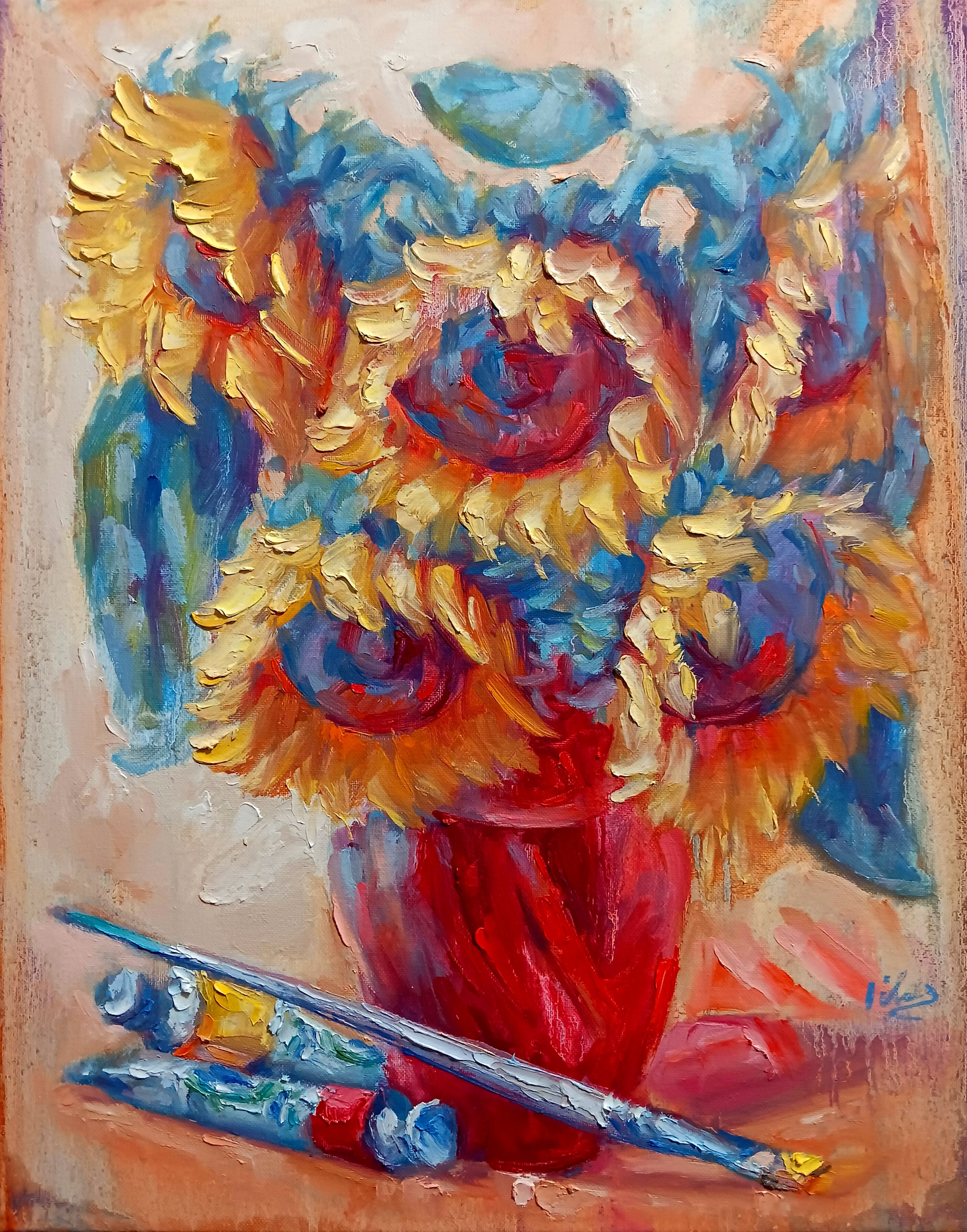 Flowers in the Artist's Studio