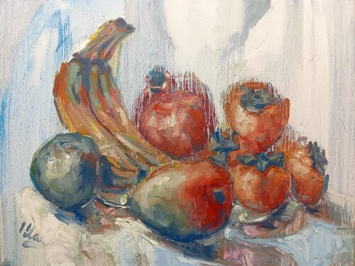 Still Life with Fruit by Alex Klas, Painting for Sale on Select