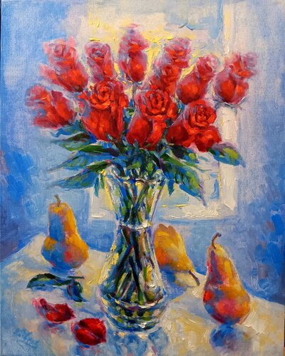 Morning Bouquet by Alex Klas, Painting for Sale on Select