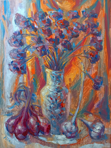 Purple Shades by Alex Klas, Painting for Sale on Select