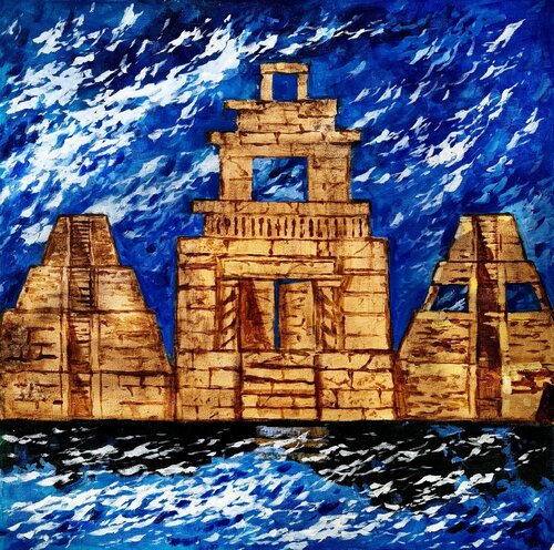 Entrance to Eldorado by Karina Ludborzha, Painting for Sale on Select