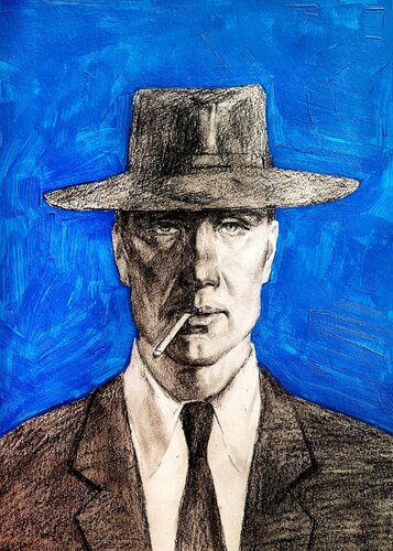 Oppenheimer by Karina Ludborzha, Painting for Sale on Select