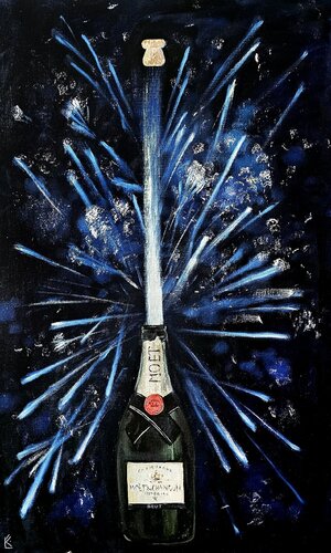 Die Freude by Karina Ludborzha, Painting for Sale on Select
