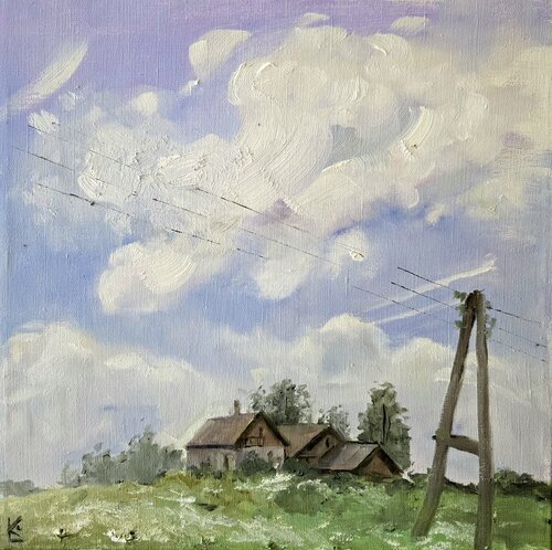 Ein sonniger Junitag by Karina Ludborzha, Painting for Sale on Select
