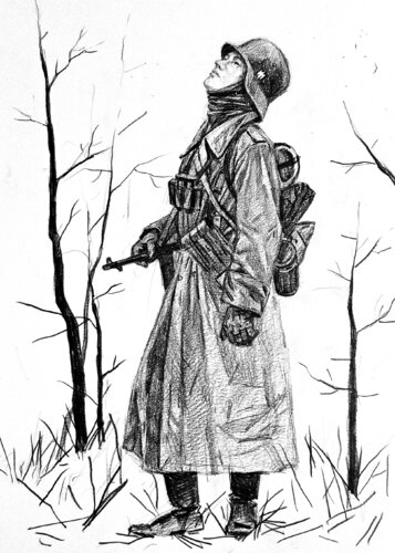 Die Hoffnung by Karina Ludborzha, Drawing for Sale on Select