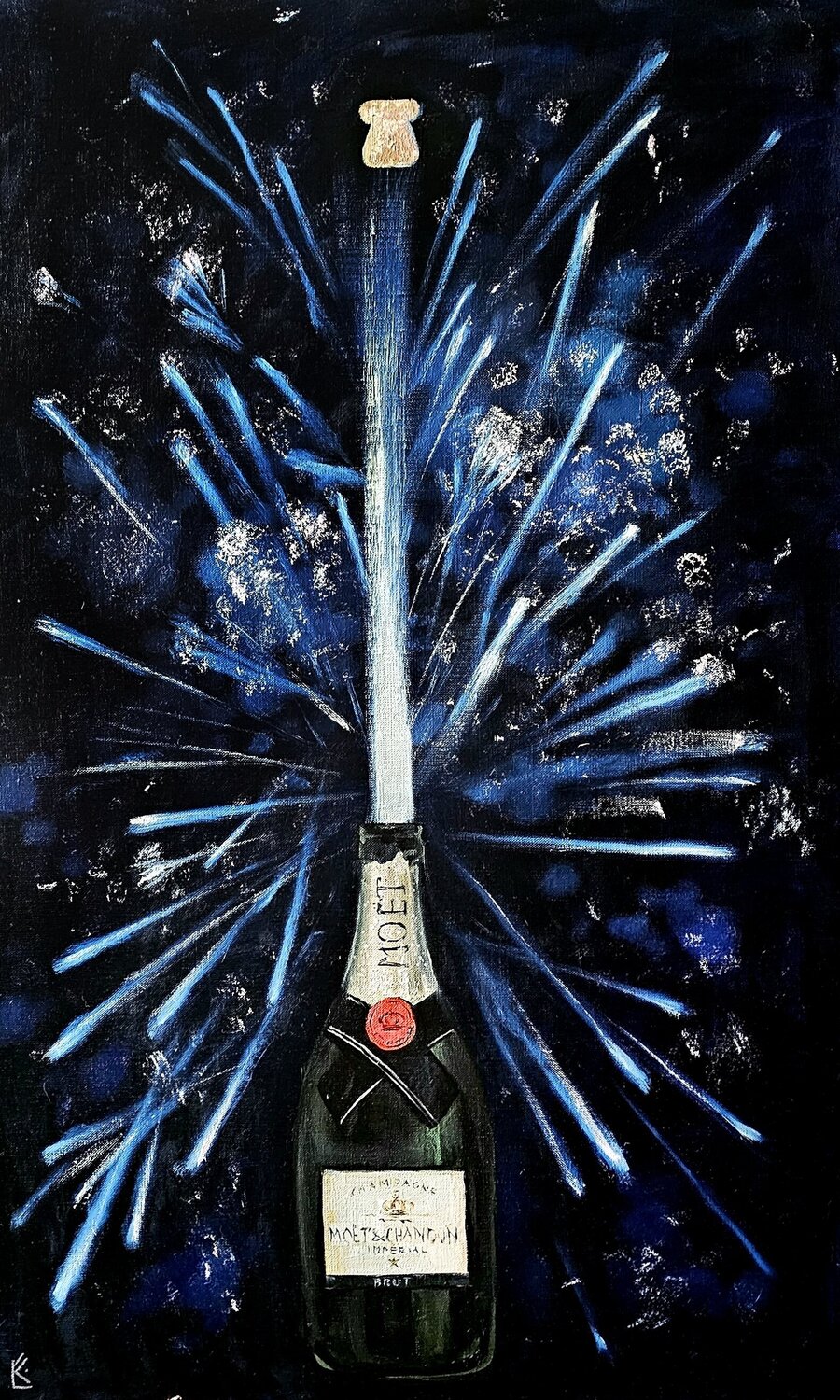 Die Freude Karina Ludborzha Original painting for sale