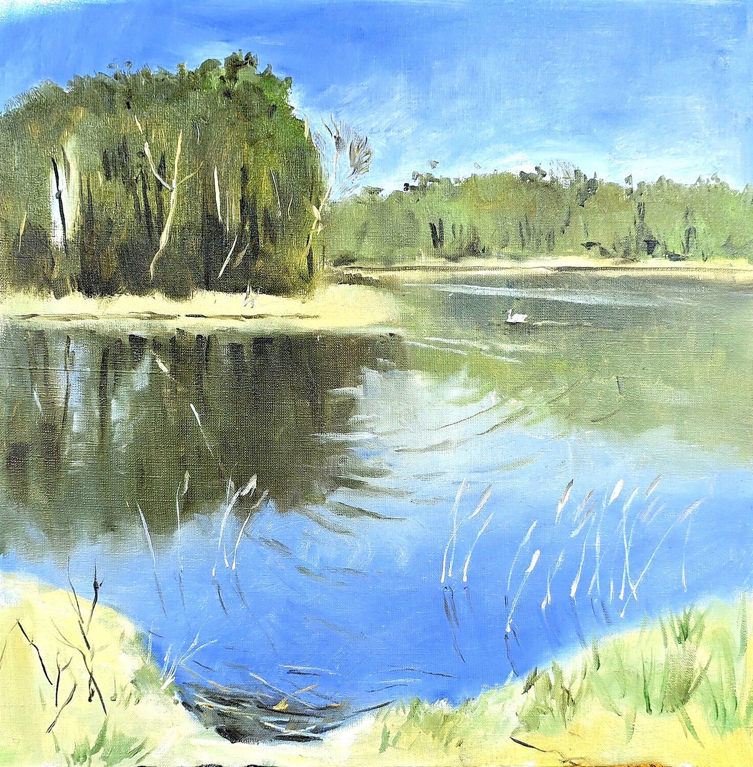 Früher Frühling Karina Ludborzha Original painting for sale