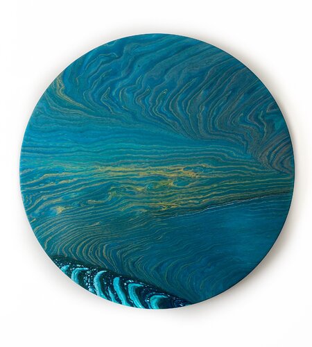 Regno D’Acqua - Water Kingdom by tiziana adreani, Painting for Sale on Select