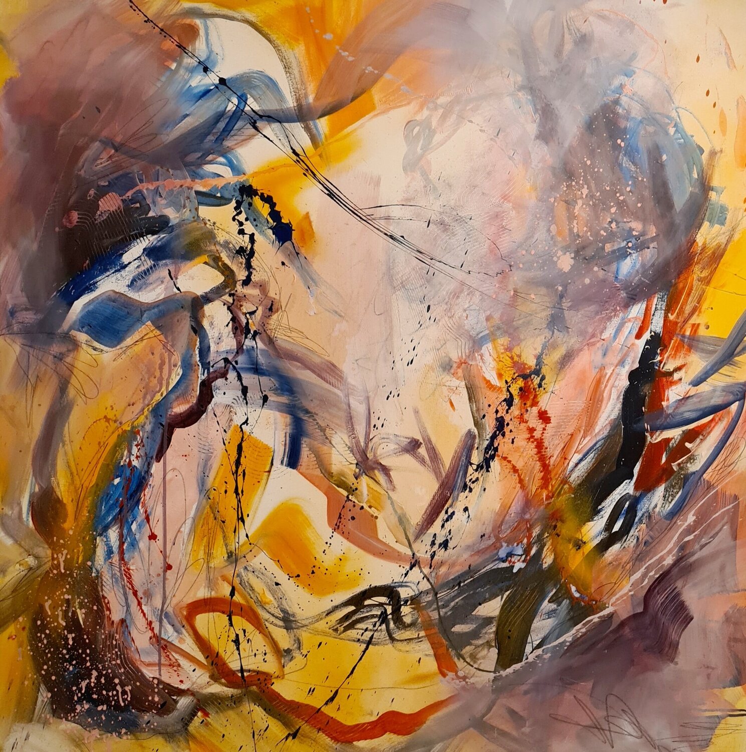 Die Freiheit des Daseins Ilo Dwingelo Original painting for sale