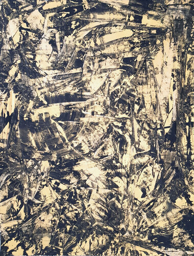 Black Golden Sunshine by Jürgen Angeler, Painting for Sale on Select