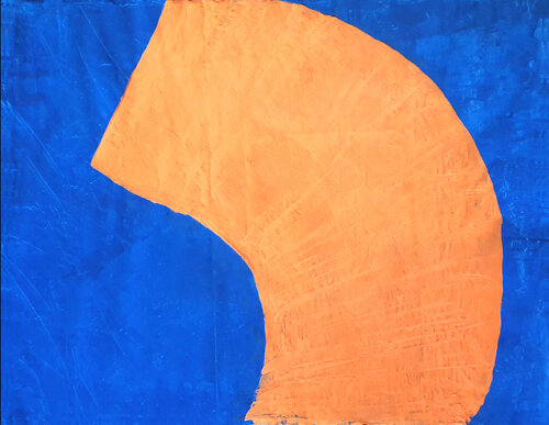 Orange Moon by Jürgen Angeler, Painting for Sale on Select