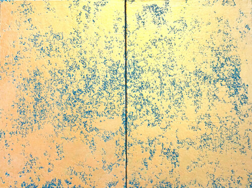 Golden Green Veil by Jürgen Angeler, Painting for Sale on Select