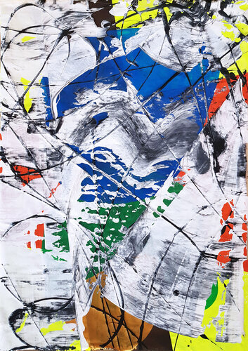 Fountain Spirit by Jürgen Angeler, Painting for Sale on Select