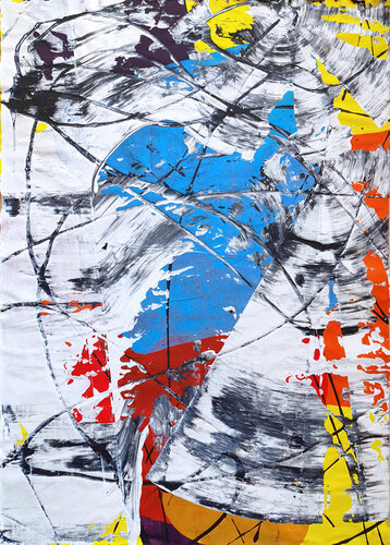 Heavenly Breakthrough by Jürgen Angeler, Painting for Sale on Select