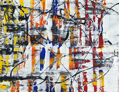 The Earthquake by Jürgen Angeler, Painting for Sale on Select