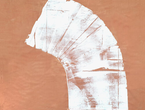 White Copper Sunrise von Jürgen Angeler, Malerei kaufen auf Select