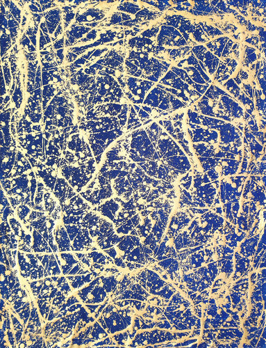 Golden Star Constellation von Jürgen Angeler, Malerei kaufen auf Select