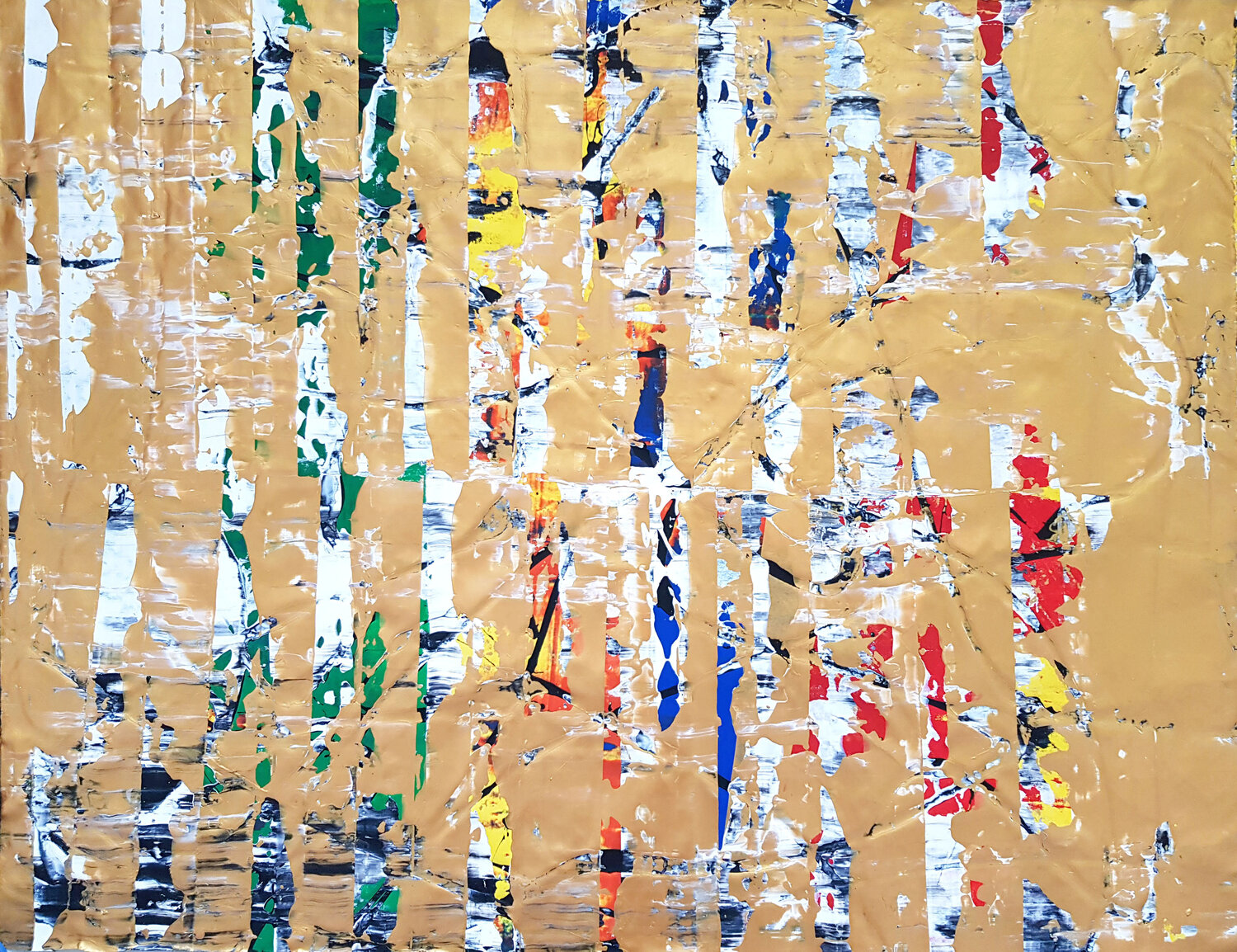 Golden Window Jürgen Angeler Original painting for sale