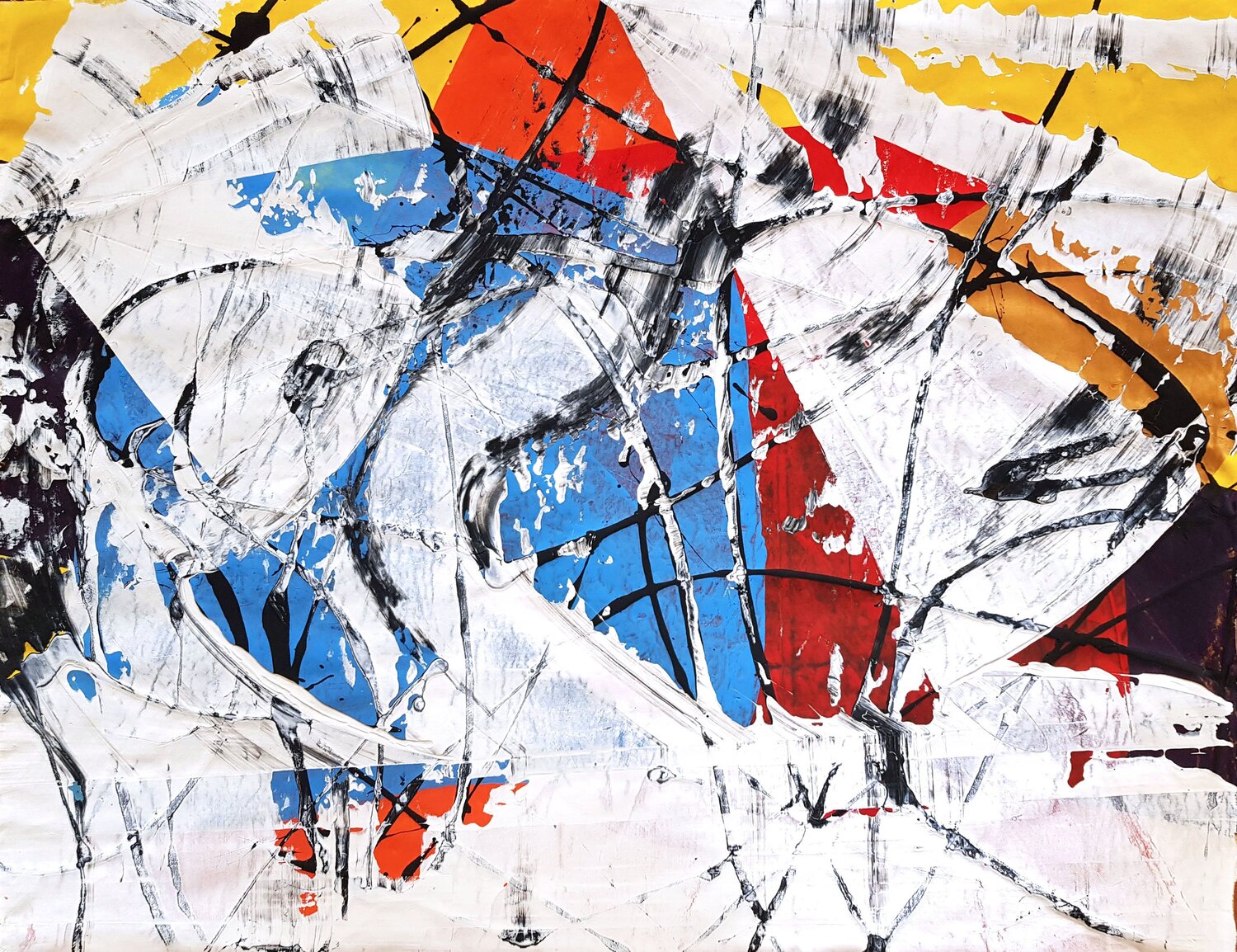 Eureka Meridians Jürgen Angeler Original painting for sale