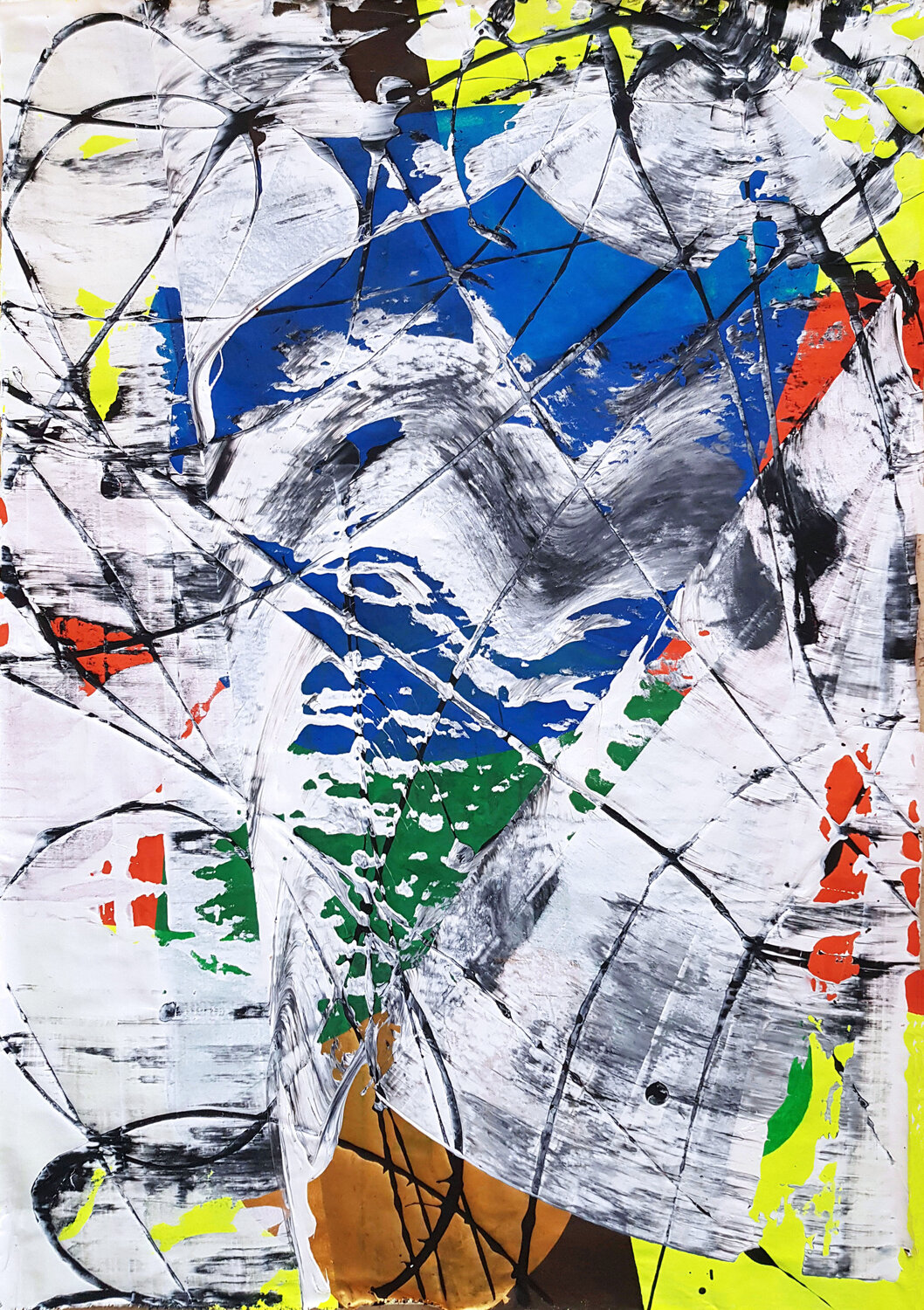 Fountain Spirit Jürgen Angeler Original painting for sale