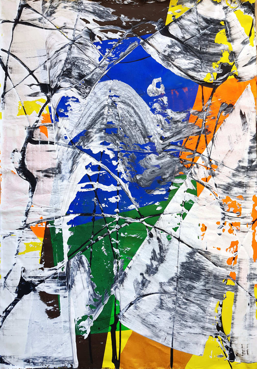 Quadraphonic Sound Jürgen Angeler Original painting for sale