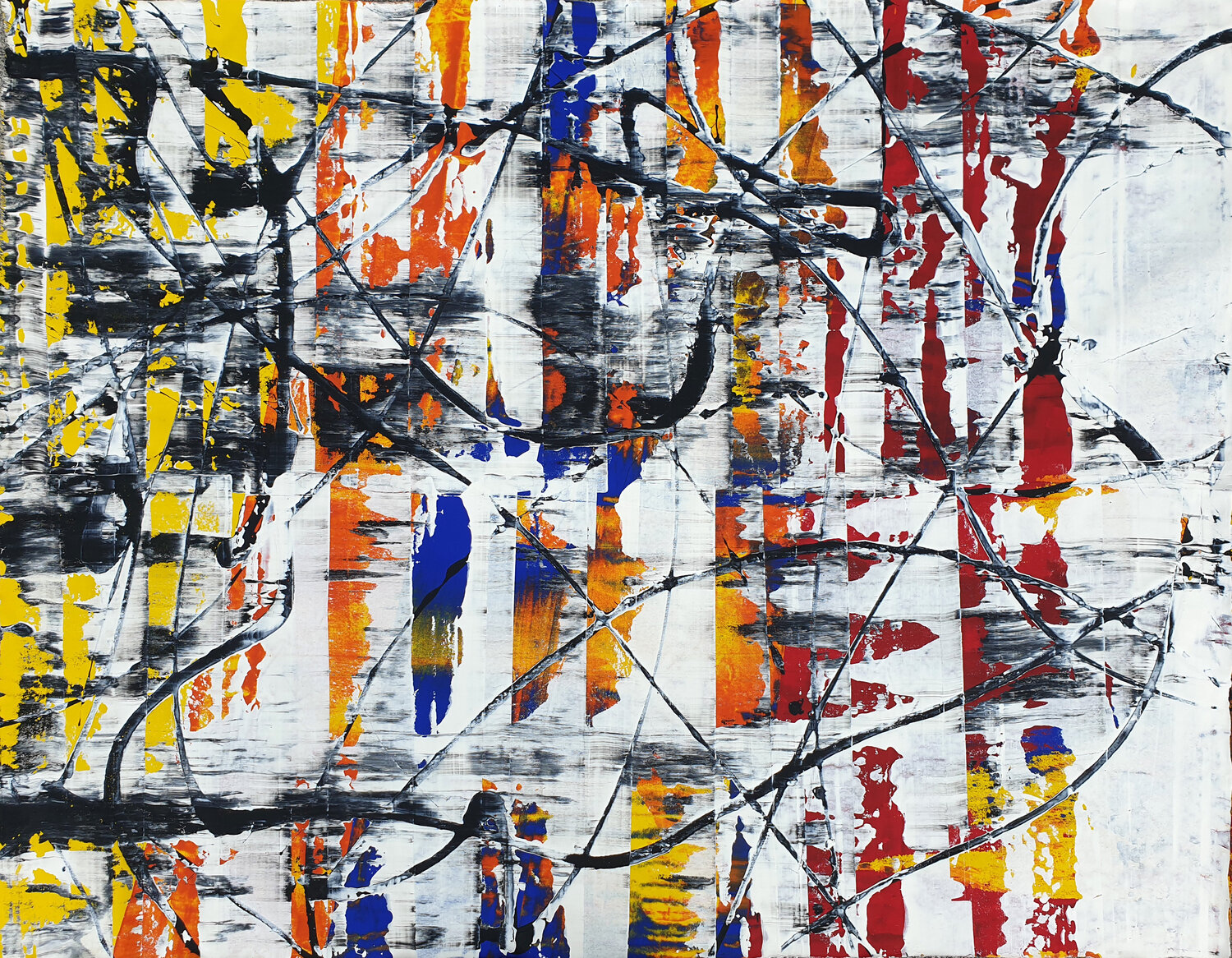 The Earthquake Jürgen Angeler Original painting for sale