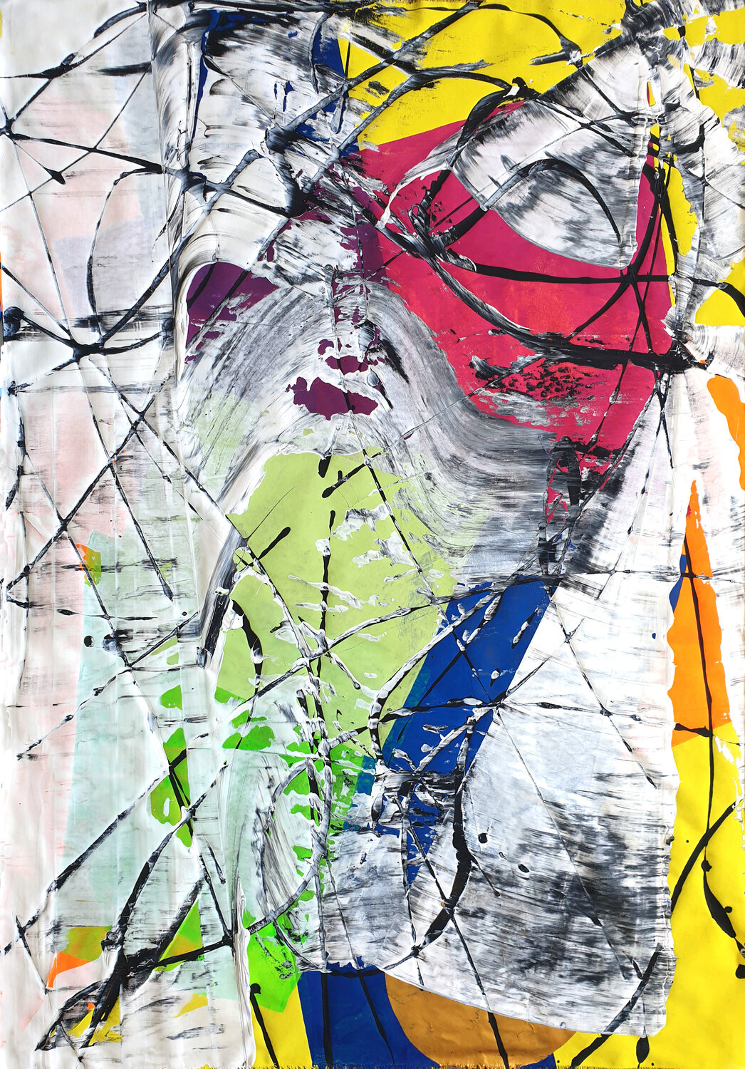 Lava Lamp Jürgen Angeler Original painting for sale