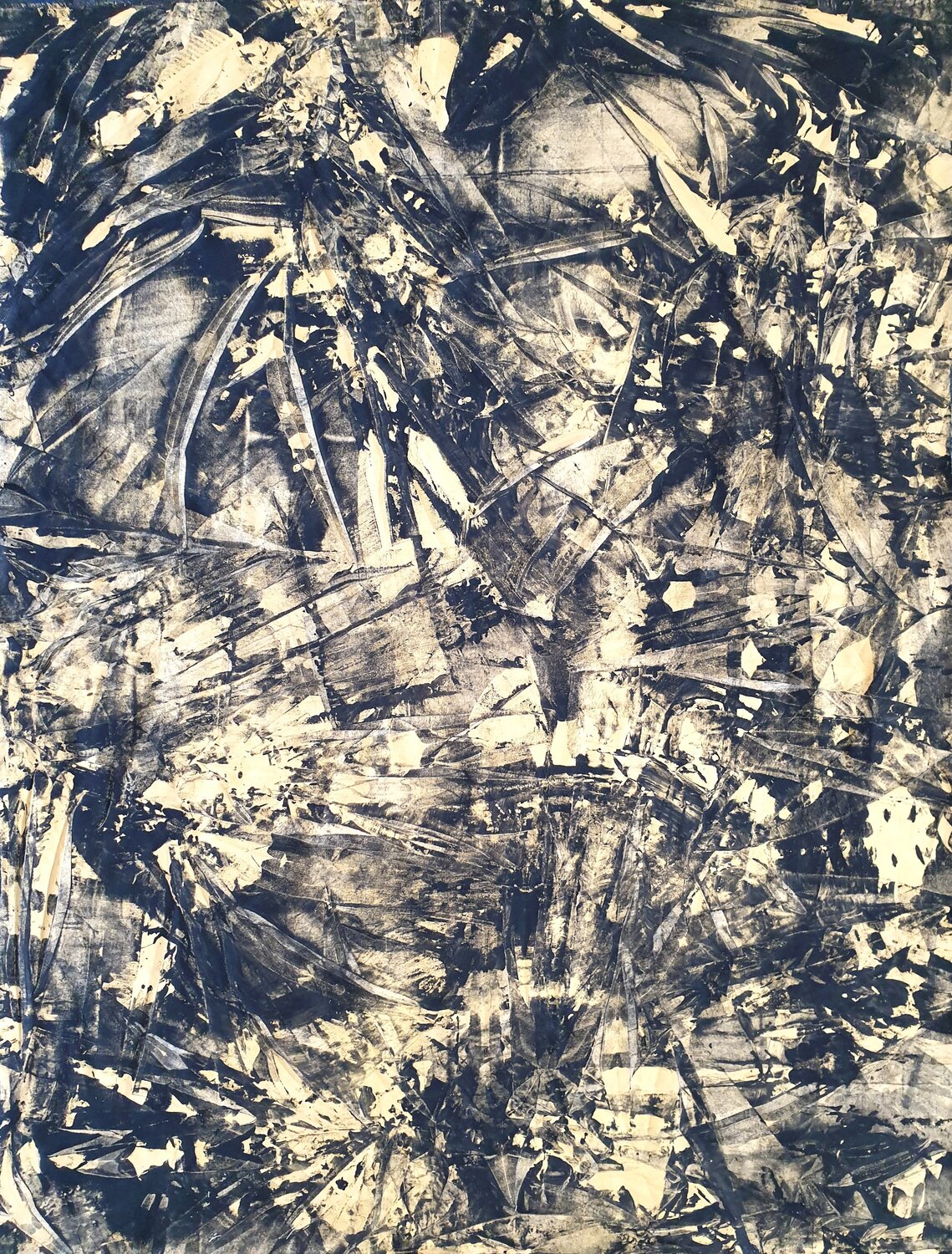 Golden Palm Crown Jürgen Angeler Original painting for sale