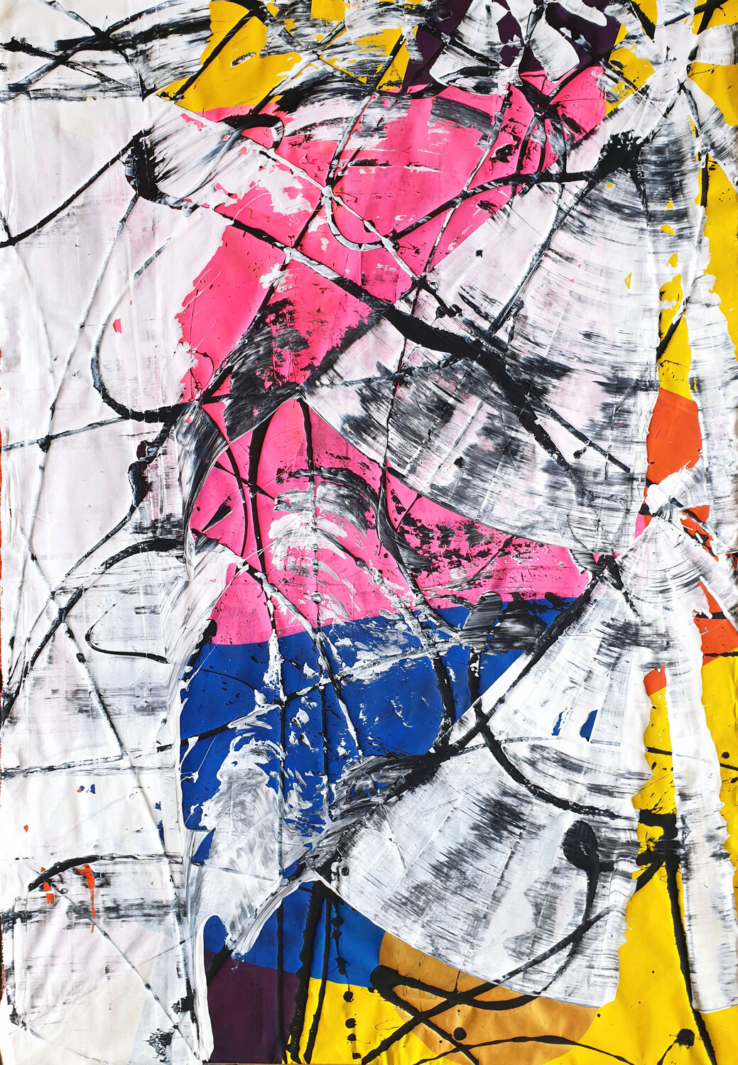 The Pink Dancer Jürgen Angeler Original painting for sale