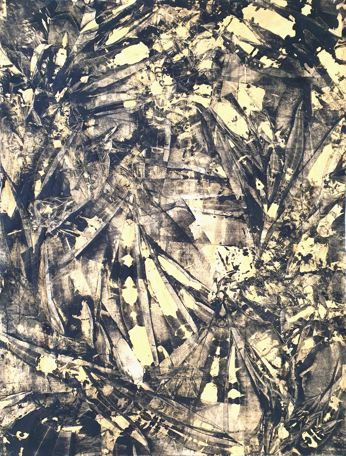 Raw Gold Mine Jürgen Angeler Original painting for sale