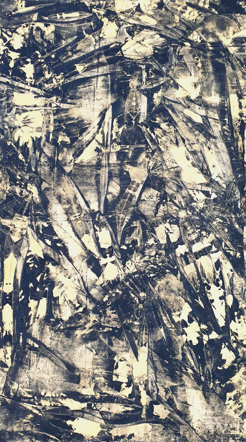 Golden Angel Jürgen Angeler Original painting for sale