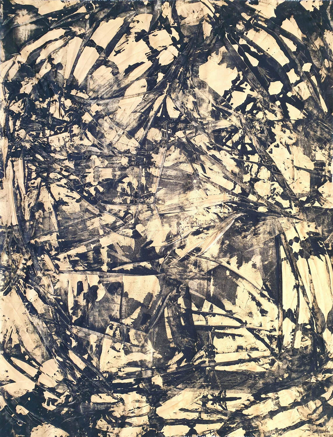 The Divine Gold Jürgen Angeler Original painting for sale