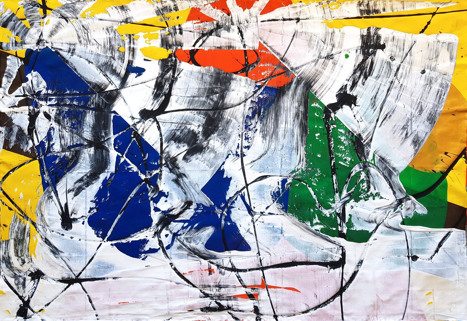 Rough Atlantic Ocean Jürgen Angeler Original painting for sale