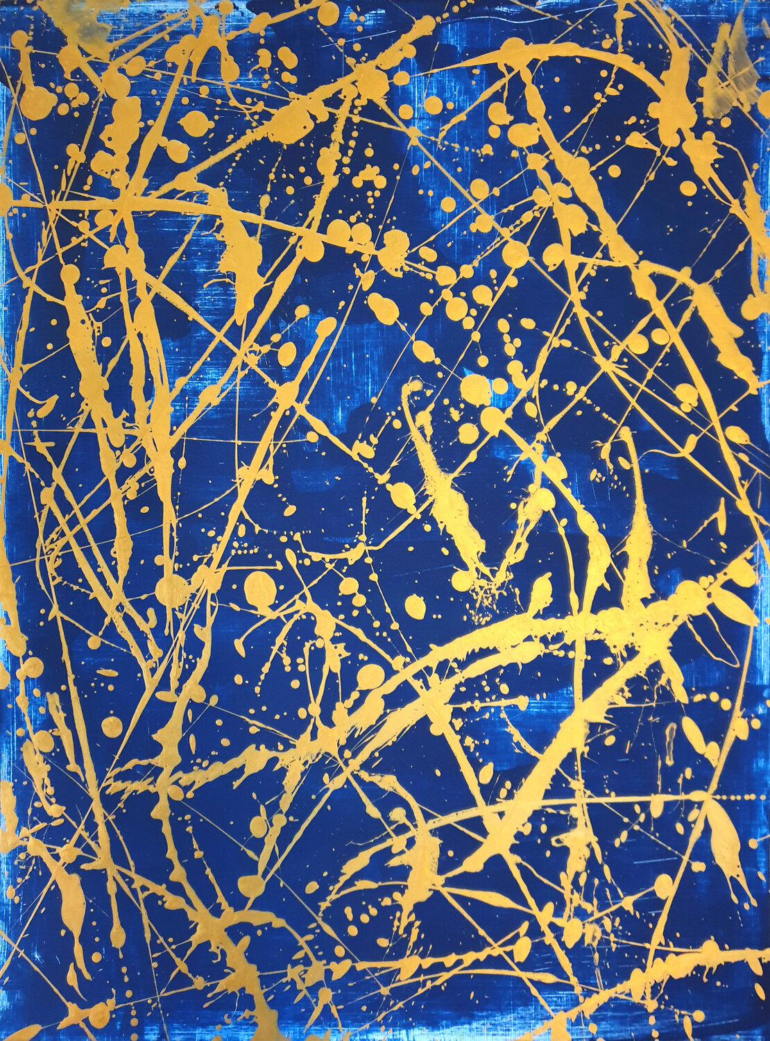 Golden Ivy Jürgen Angeler Originalgemälde zu verkaufen