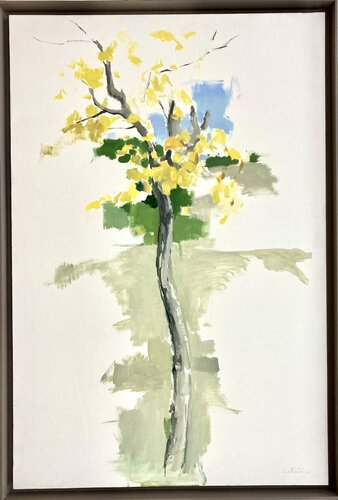 ÁRBOL EN AMARILLOS by Antonio Mateos Prieto, Painting for Sale on Select