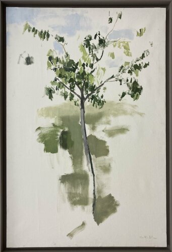 ÁRBOL EN EL CAMPO II by Antonio Mateos Prieto, Painting for Sale on Select